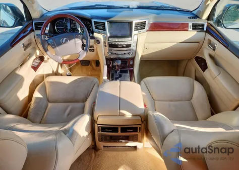 2013 Lexus Lx 570 z USA, uszkodzony, nr VIN JTJHY7AX2D4110592